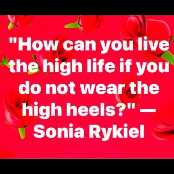 Lots of high heels to choose from!